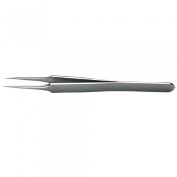 Jewelers Forcep 4 # Straight,0.13 x 0.08mm tips, 11cm